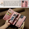 Miniatyrbild 9 av 10: CaseMe Multi-Slot 2 i 1 Plånboksfodral iPhone 15 Rosa