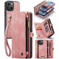 Miniatyrbild 1 av 10: CaseMe Multi-Slot 2 i 1 Plånboksfodral iPhone 15 Rosa