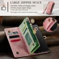 Miniatyrbild 10 av 10: CaseMe Multi-Slot 2 i 1 Plånboksfodral iPhone 15 Pro Rosa