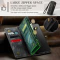 Miniatyrbild 8 av 10: CaseMe Multi-Slot 2 i 1 Plånboksfodral iPhone 15 Pro Max Svart