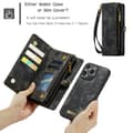 Miniatyrbild 10 av 10: CaseMe Multi-Slot 2 i 1 Plånboksfodral iPhone 15 Pro Max Svart