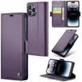 Miniatyrbild 1 av 10: CaseMe Slim Plånboksfodral RFID-skydd iPhone 15 Pro Max Lila