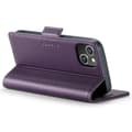 Miniatyrbild 3 av 10: CaseMe Slim Plånboksfodral RFID-skydd iPhone 15 Lila