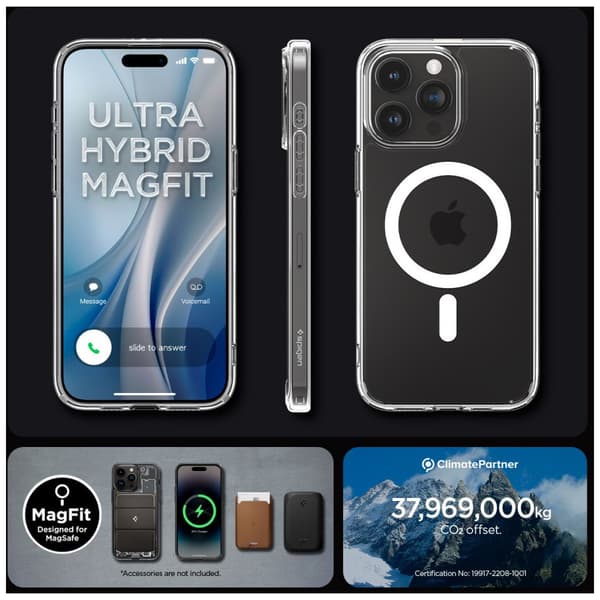 Spigen Ultra Hybrid MagSafe Case iPhone 15 Pro Max White