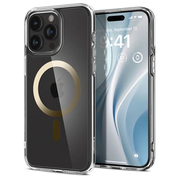 Spigen Ultra Hybrid MagSafe Case iPhone 15 Pro Max Gold