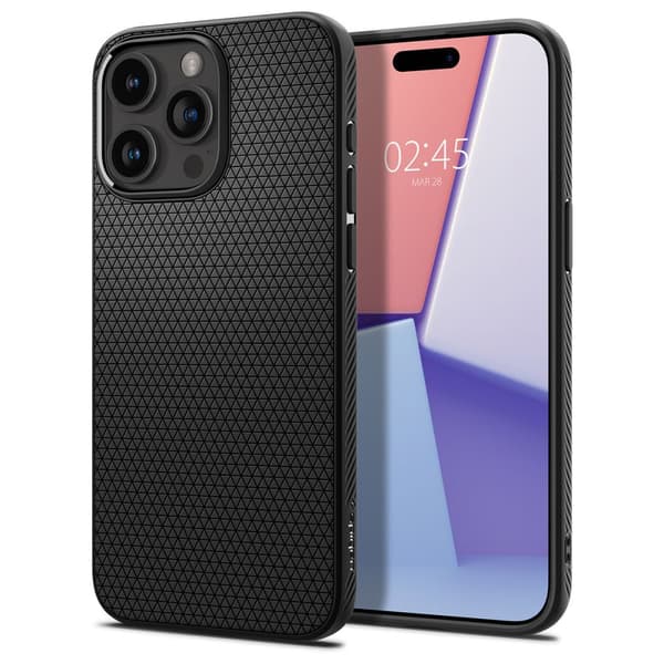 Spigen iPhone 15 Pro Max Case Liquid Air Black