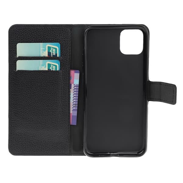 Lompakkokotelo iPhone 15 - Musta