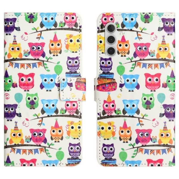 Plånboksfodral Samsung Galaxy S23 - Ugglor På Kalas