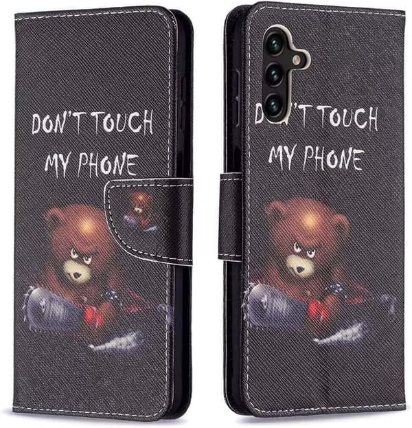 Lompakkokotelo Samsung Galaxy S23 FE - Don't Touch My Phone