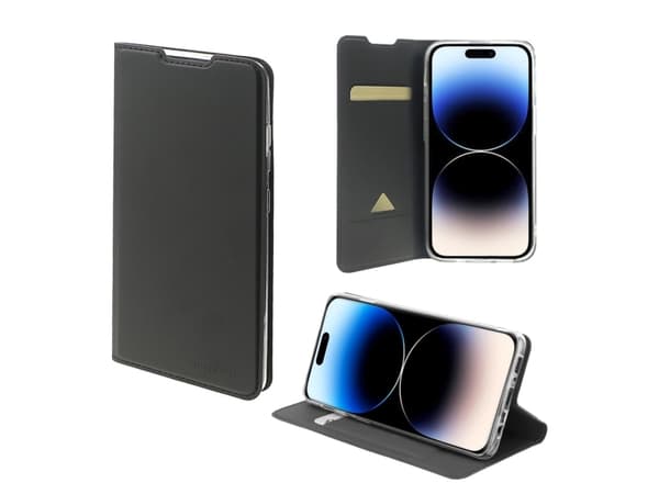 4smarts Urban Lite, Flip case, Apple, iPhone 15 Plus, 17 cm (6.7"), Sort