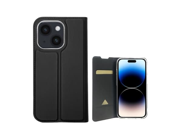4smarts Urban Lite, Flip case, Apple, iPhone 15 Plus, 17 cm (6.7"), Sort