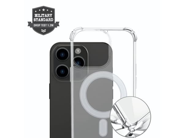 4smarts Ibiza, Kotelokuori, Apple, iPhone 15 Pro Max, 17 cm (6.7"), Läpinäkyvä