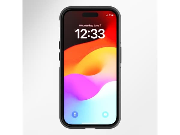 4smarts Defend Case, Rund (shell case), Apple, iPhone 15 Pro, 15,5 cm (6.1"), Sort