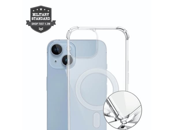 4smarts Ibiza, Kotelokuori, Apple, iPhone 15 Plus, 17 cm (6.7"), Läpinäkyvä