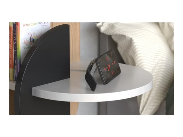 ZENS 2-in-1 - Trådløs ladepute - 2-i-1 MagSafe + Klokke - 20 watt - på kabel: USB-C - hvit - for Apple AirPods with MagSafe Charging Case; AirPods Pr Hvit