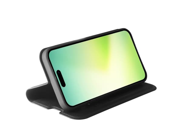 Vivanco Premium Wallet, Plånbok, Apple, iPhone 15 Plus, 17 cm (6.7"), Svart