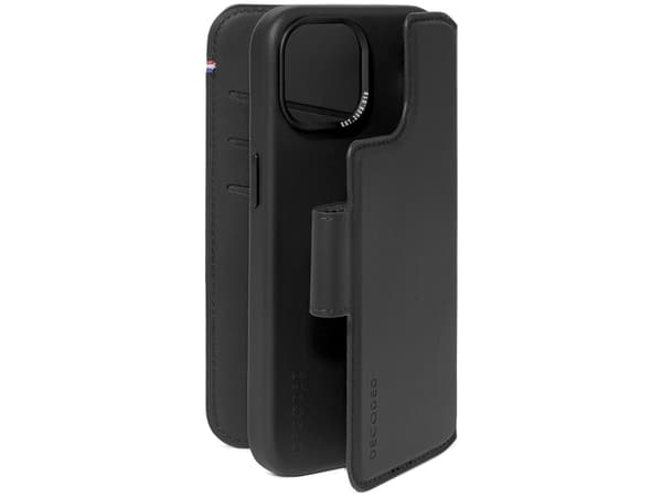 Decoded D24IPO15DW5BK, Plånbok, Apple, iPhone 15, 15,5 cm (6.1"), Svart