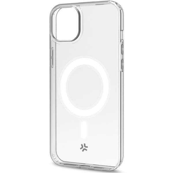 Celly Gelskinmag Magnetisk TPU-deksel iPhone 15 Plus Transparent