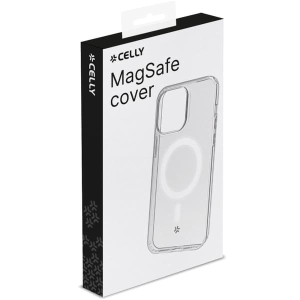 Celly Gelskinmag Magnetisk TPU-deksel iPhone 15 Plus Transparent