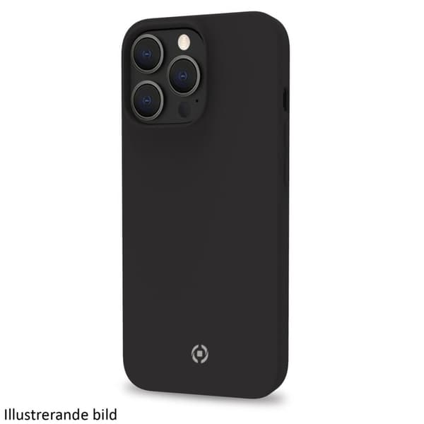 Celly Cromo Soft rubber case iPhone 15 Pro Svart