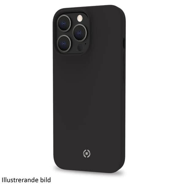 Celly Cromo Soft rubber case iPhone 15 Pro Svart
