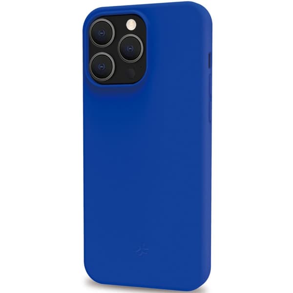 Celly Cromo Mykt gummideksel til iPhone 15 Pro Blå