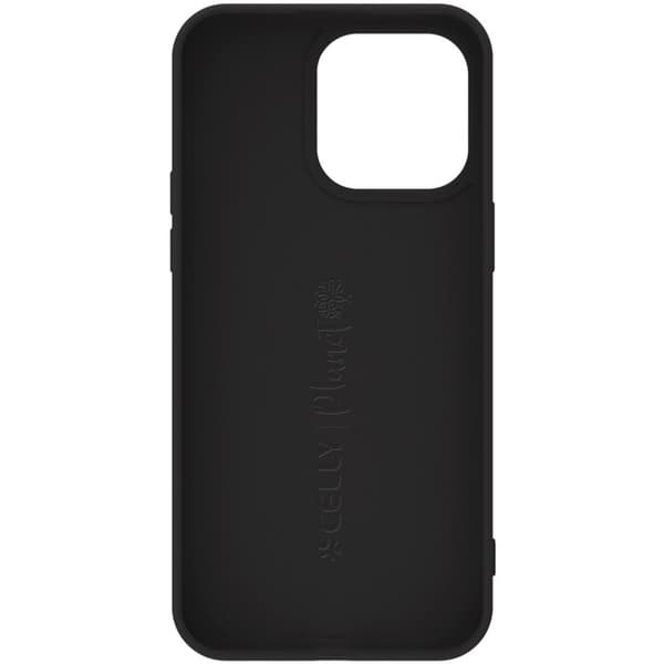 Celly Planet Soft TPU-Cover GRS 100% återvunnen TPU iPhone 15 Pro Svart
