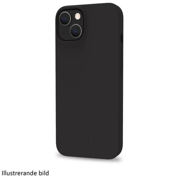 Celly Planet Soft TPU-Cover GRS 100% återvunnen TPU iPhone 15 Plus Svart