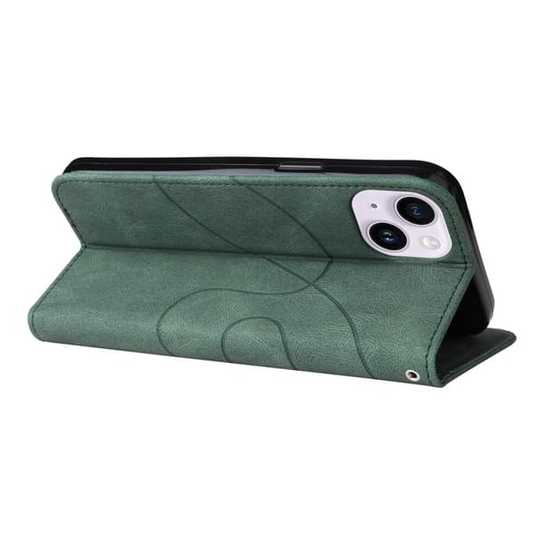 KT Lommebok-deksel til iPhone 15 Plus - Grønn