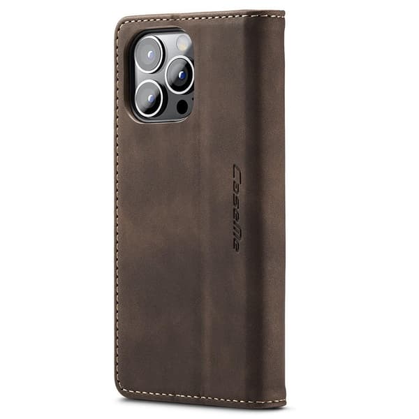CASEME Plånboksfodral iPhone 15 Pro Max - Coffee