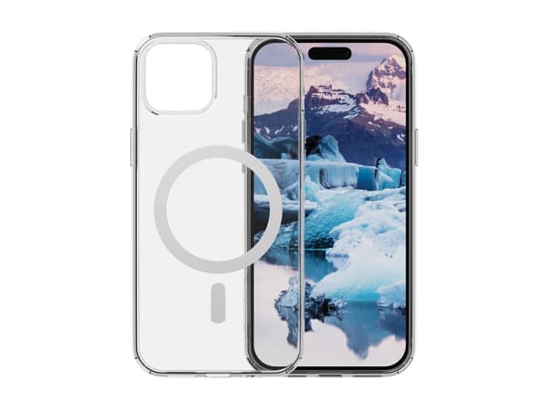 dbramante1928 Iceland Pro - Baksidedeksel for mobiltelefon - MagSafe-samsvar - plastikk - gjennomsiktig - for Apple iPhone 15 Plus