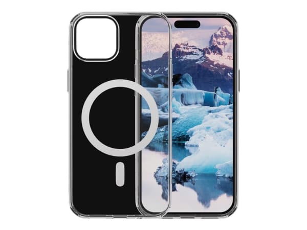 dbramante1928 Iceland Pro - Baksidedeksel for mobiltelefon - MagSafe-samsvar - plastikk - gjennomsiktig - for Apple iPhone 15 Plus