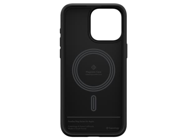 Kotelo Spigen CASEOLOGY PARALLAX MAG MAGSAFE IPHONE 15 PRO MAX MATINIS Musta