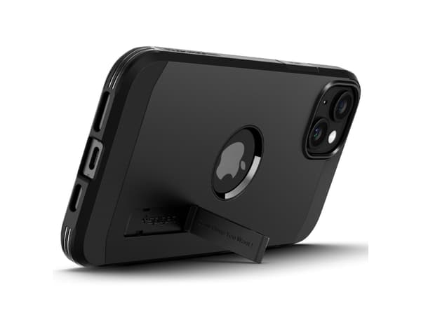 Spigen ACS06811, Suojus, Apple, iPhone 15, 15,5 cm (6.1"), Musta