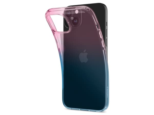 Spigen ACS06787, Omslag, Apple, iPhone 15, 15,5 cm (6.1"), Blå, Rosa