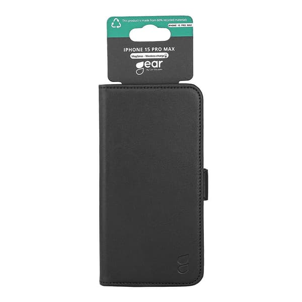 Gear Mobilfodral 3 Kortfack Magseries Svart - iPhone 15 Pro Max