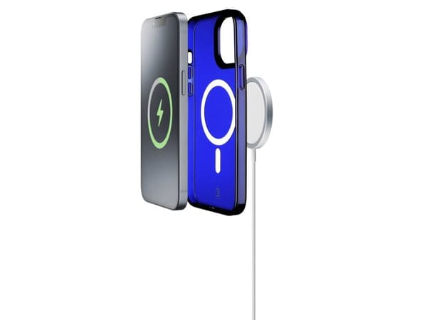Cellularline Gloss Mag, Suojus, Apple, iPhone 14 Plus, 17 cm (6.7"), Sininen, Valkoinen
