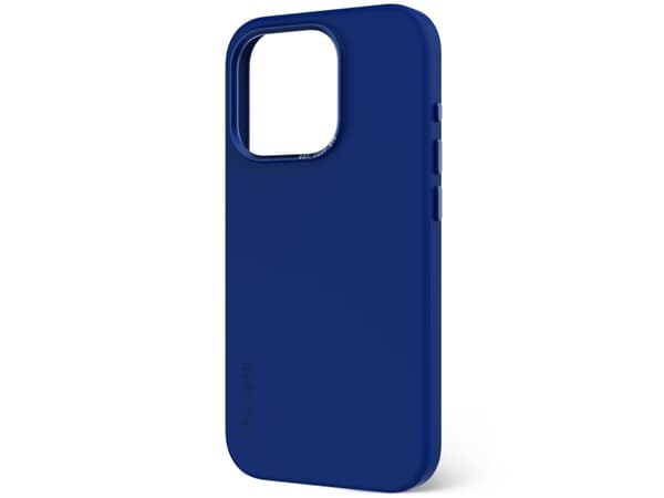 Decoded - silikoninen suojakotelo iPhone 15 Pro Max -puhelimelle, joka on yhteensopiva MagSafen kanssa (galaktinen sininen)
