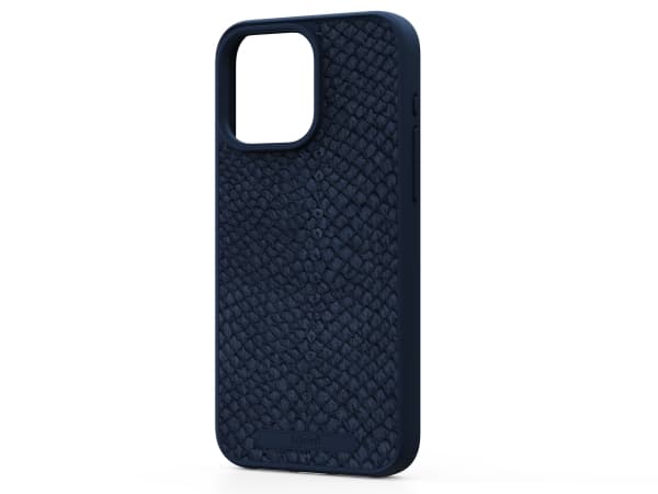 Njord byELEMENTS Salmon Leather Magsafe, Etui, Apple, iPhone 15 Pro Max, 17 cm (6.7"), Blå