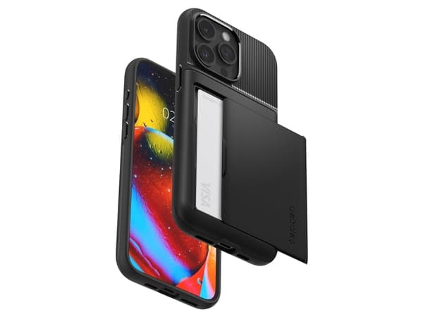 Spigen Slim Armor CS, svart - iPhone 15 Pro