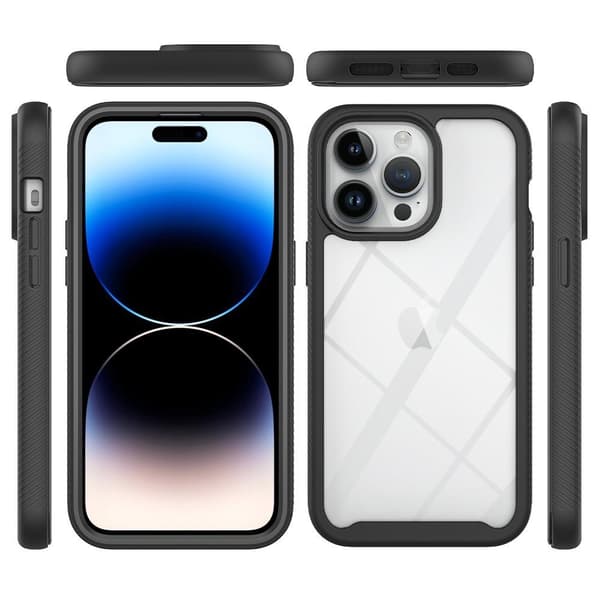 Til iPhone 15 Pro Max Full Protection Deksel 3-i-1 + Skjermbeskytter