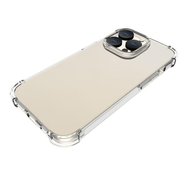 För iPhone 15 Pro TPU + Akryl Anti-dropp Fodral Skal