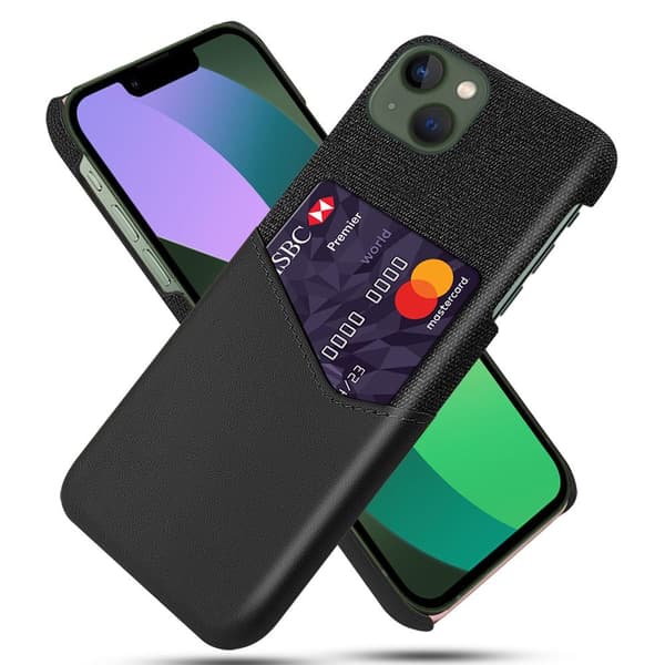 iPhone 15 Skal med kortplats - Svart
