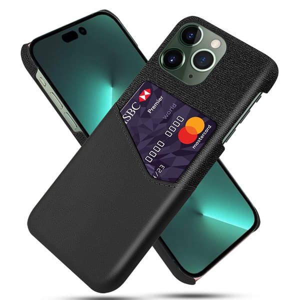 Kortholder Beskyttende telefonetui til iPhone 15 Pro Cover