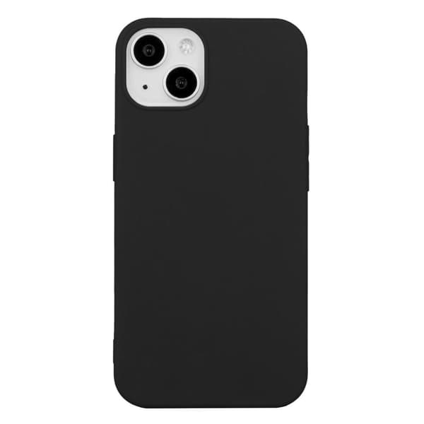 For iPhone 15 Plus Slim Fit TPU Phone Case Soft back Cover - Black