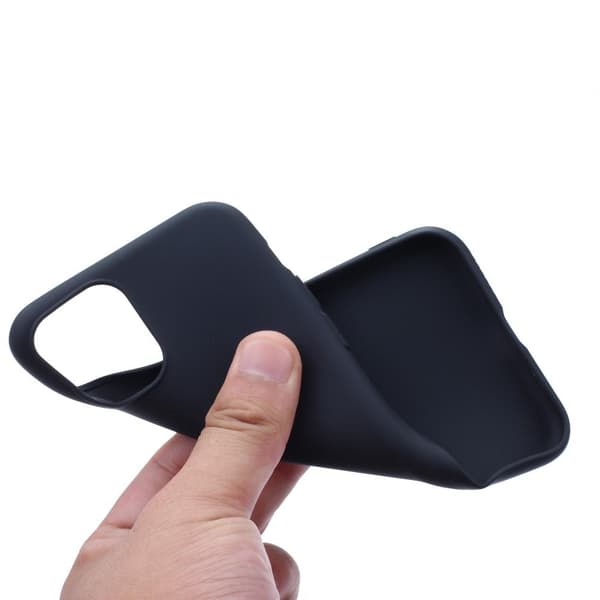 For iPhone 15 Pro Slim Fit TPU Phone Case Soft back Cover - Black