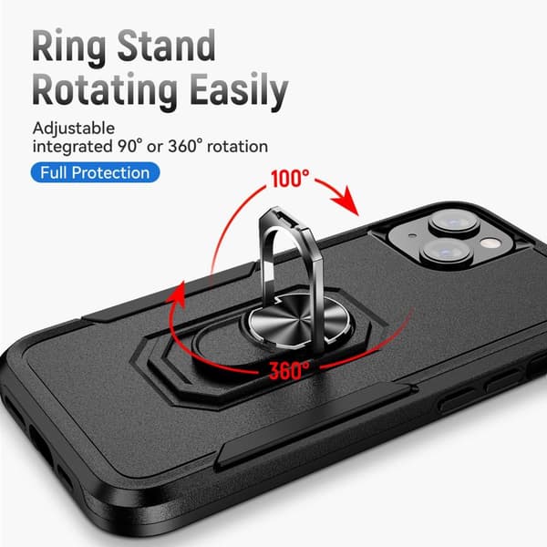 Til iPhone 15 Plus PC+TPU Stødsikker Cover Telefonetui