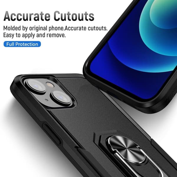 Til iPhone 15 Plus PC+TPU Stødsikker Cover Telefonetui