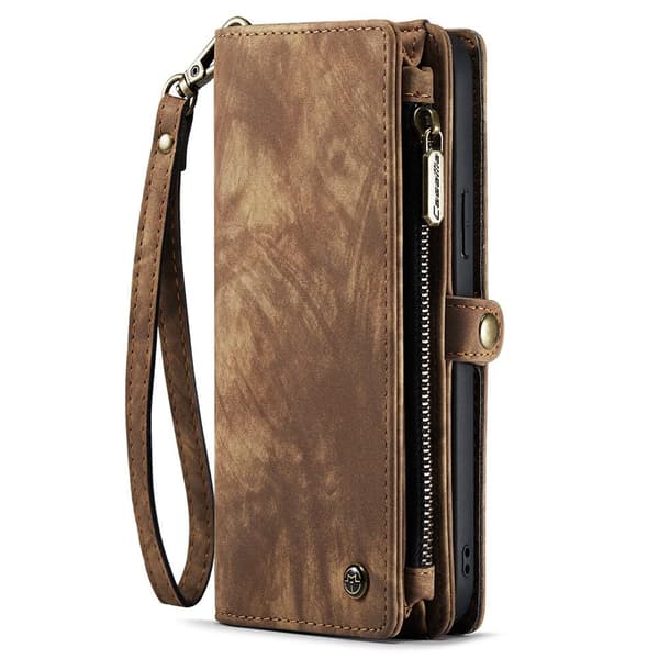 CASEME iPhone 15 Plus 2-i-1 Pung Telefonskal - Brun