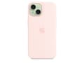 Miniatyrbild 4 av 5: Apple - Baksidesskydd för mobiltelefon - MagSafe-kompatibilitet - silikon - Light Pink - för iPhone 15